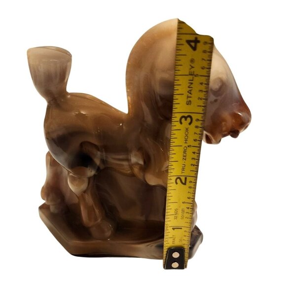 Heisey by Imperial caramel slag Sparky the Plug Horse - Picture 6 of 9